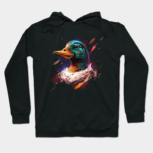 duck Hoodie by a cat cooking